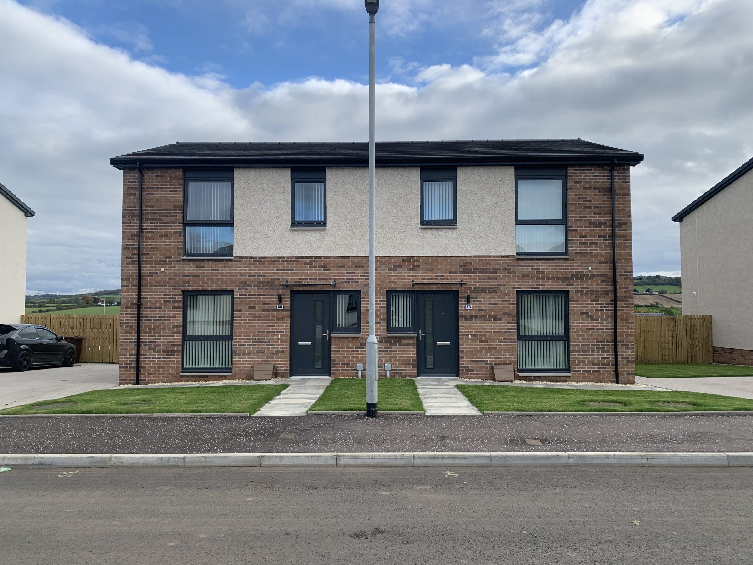 Three Bedroom Semi-Detached Houses on Connect Modular’s 101 Home Affordable Housing Development for Cunninghame Housing Association